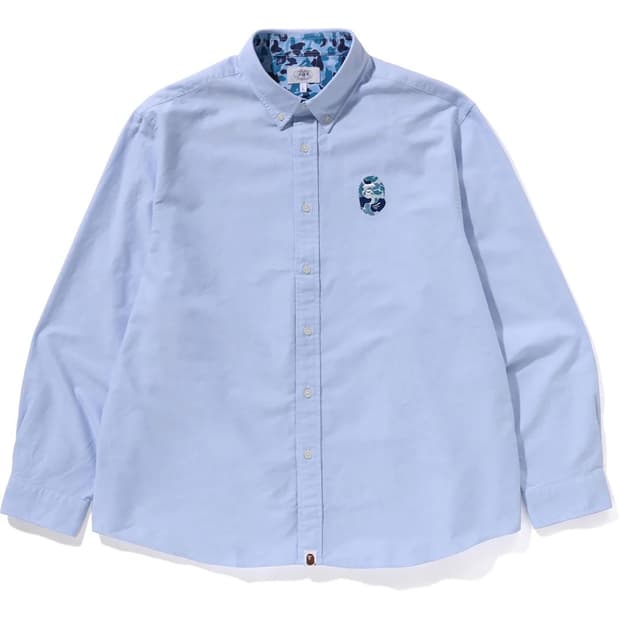 베이프 옥스퍼드 셔츠 men S ABC 카모