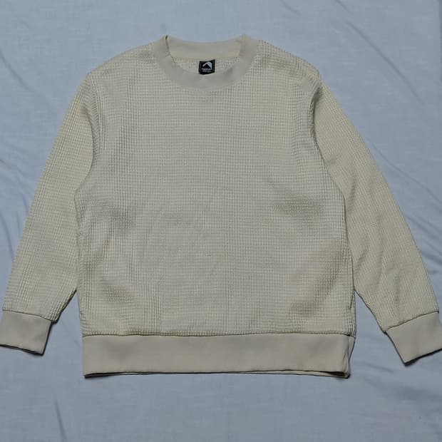 [M/무료배송] 워크맨 필드코어 와플 크루넥 약기모 맨투맨