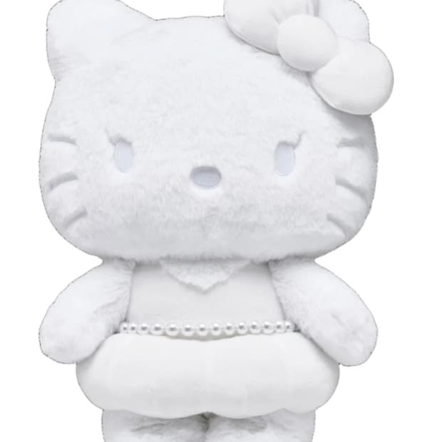 키티 지수 콜라보 인형 흰색 40cm