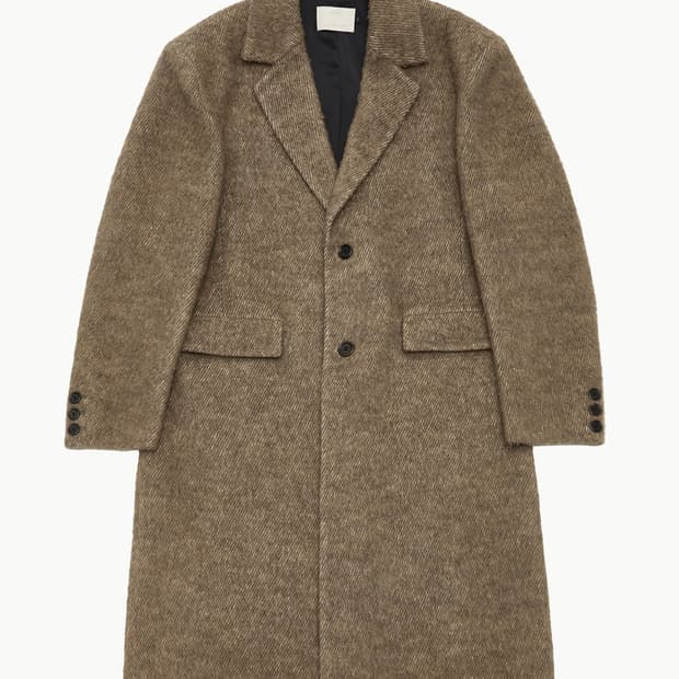 아모멘토 / 헤어리 롱코트 / L사이즈