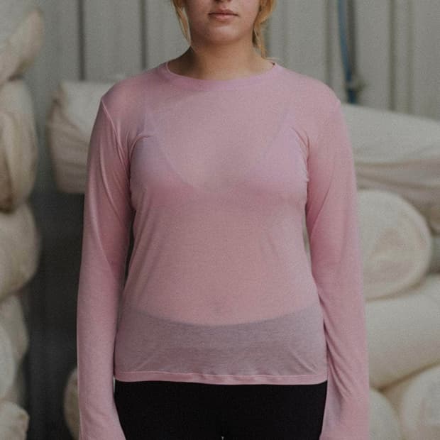 Long Sleeve Tee / Pink