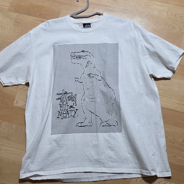 정품)스투시 반팔티 XL