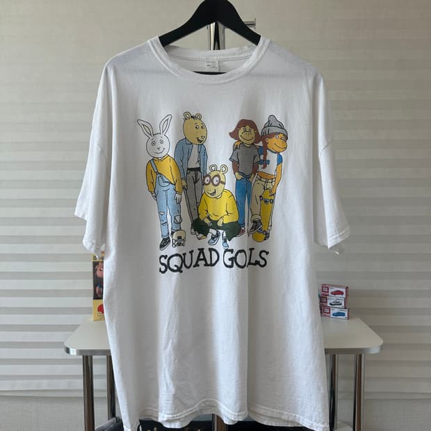 Arthur 스쿼드 골스 그래픽 반팔