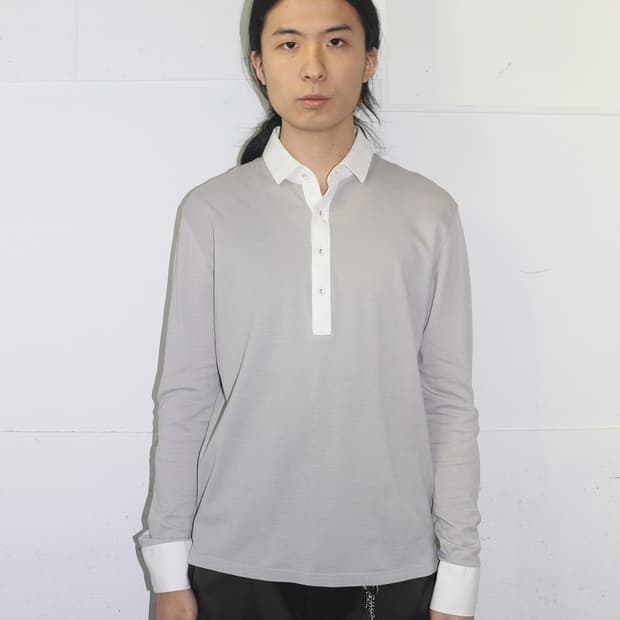 Jil Sander Half Button Cotton Shirt