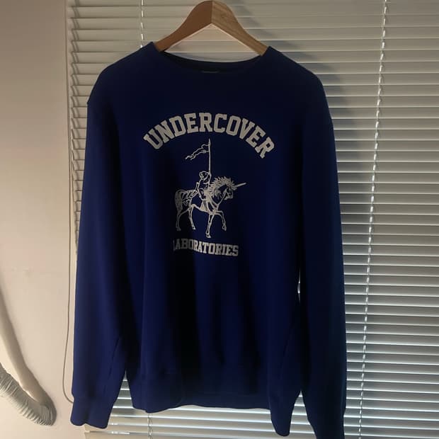 언더커버 21ss Laboratories 크루 스웻셔츠