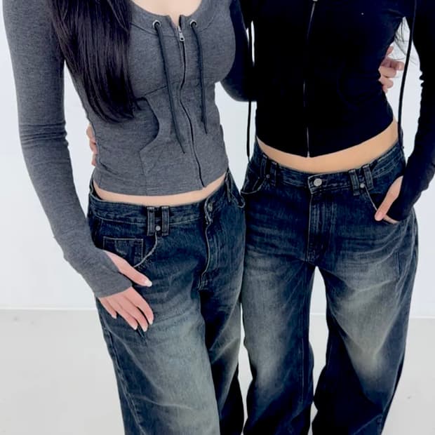 플리즈노팔로우 글렌 후디 후드집업