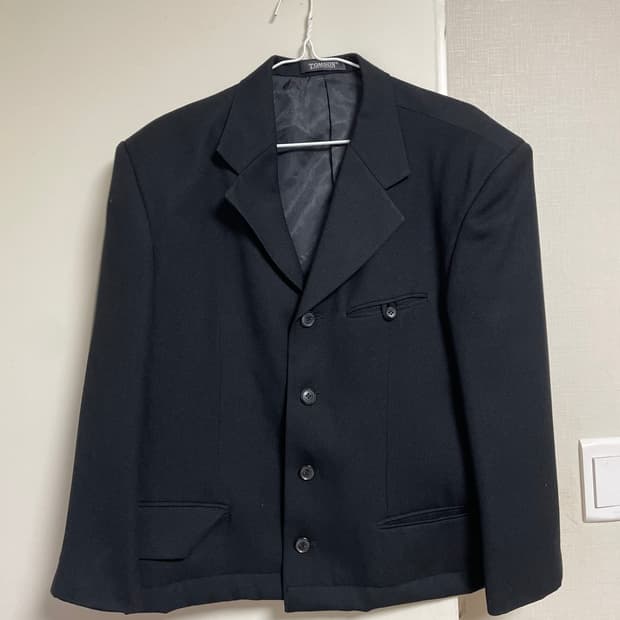 빈티지 검정 블레이저 자켓