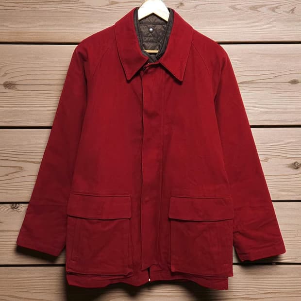 100)PAUL SMITH 폴스미스 필드자켓 버건디레드(새상품)