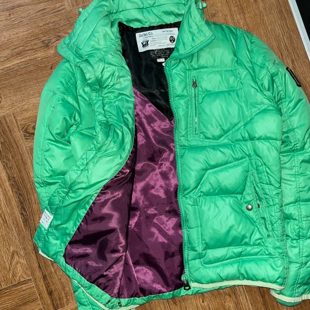 Diesel 디젤 민트 경량패딩