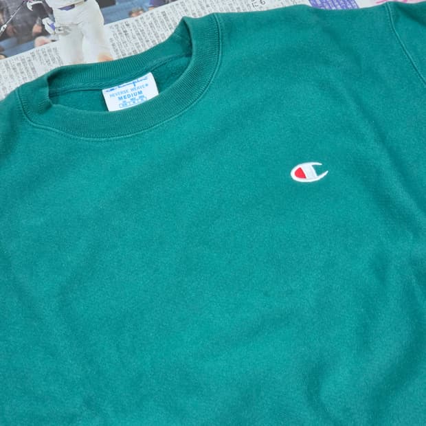 Champion 블루택 Reverse Weave 맨투맨 M