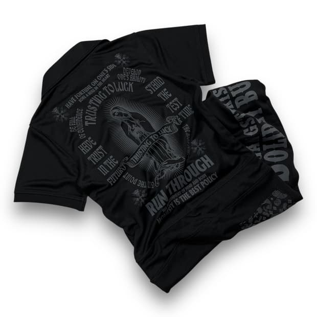 Clash Punk nun tattoo Dark jumpsuit