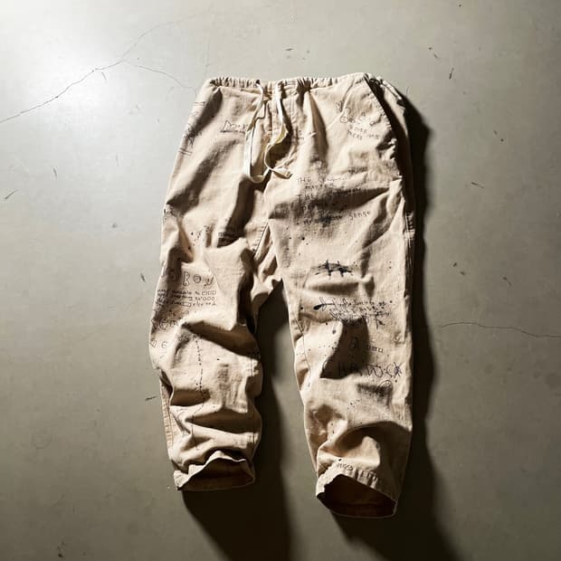 KZ ATELIER Hand Painted Pants