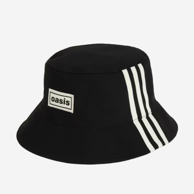 오아시스 X 아디다스 한정판 투어 버킷햇 블랙 M/L
