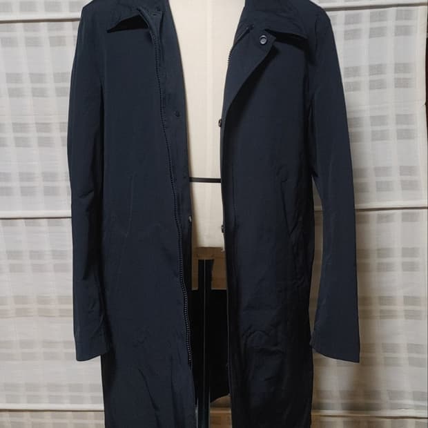 (LANVIN) 랑방 네이비 맥 코트 100