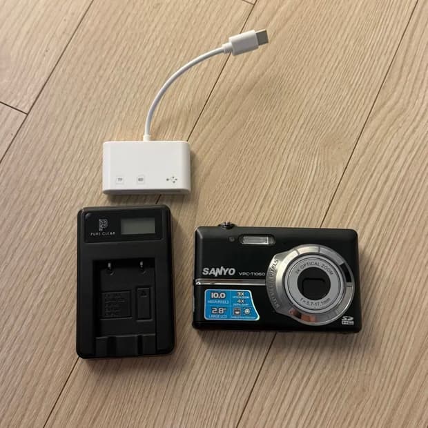 산요 작티 vpc t1060 디지털카메라