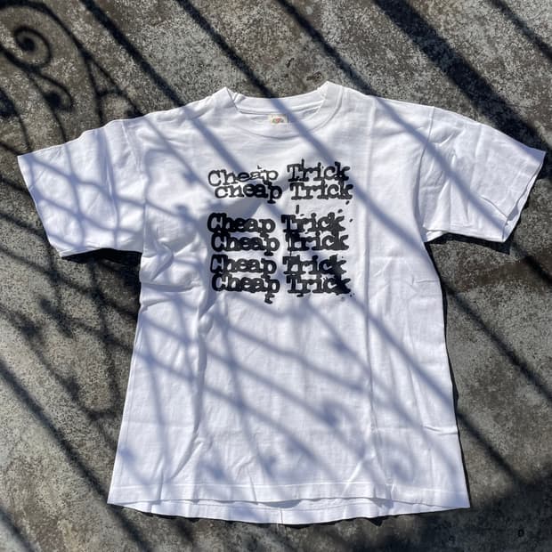 80s 치프 트릭 1988 일본 투어 티셔츠 my