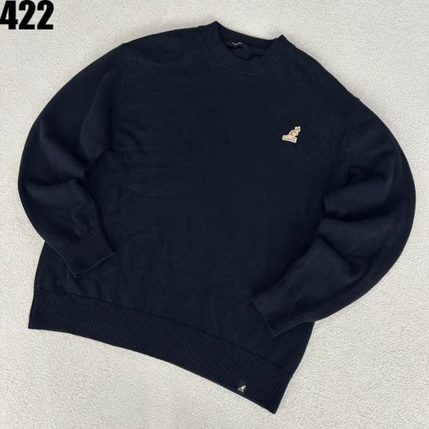 캉골 네이비 니트 100