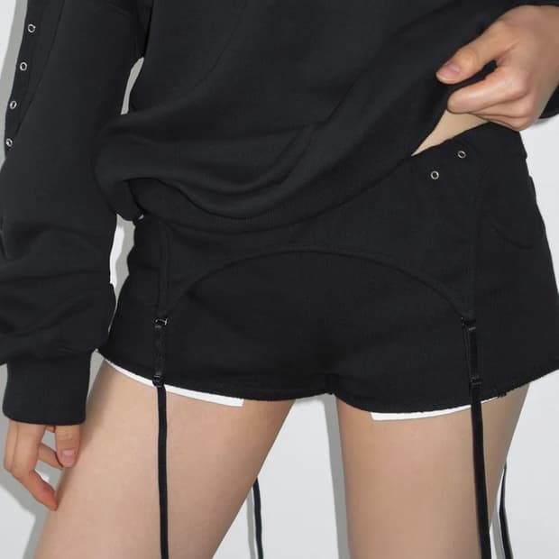 사일프레이 Layered Shorts Black
