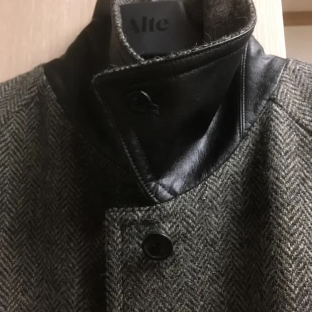 알테 헤링본 롱 코트