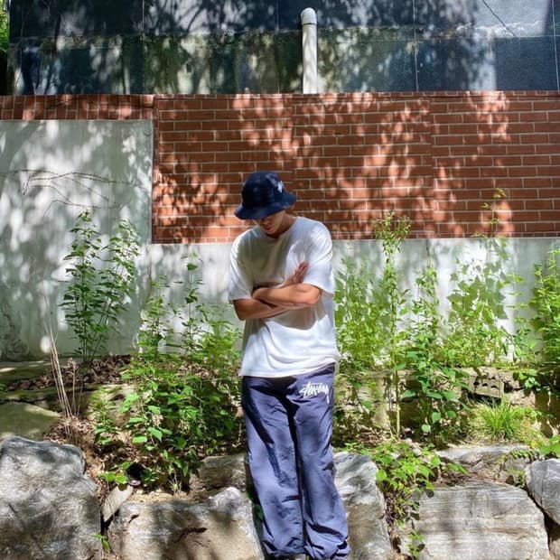 [M] 나이키 스투시 비치 팬츠 오프 느와르