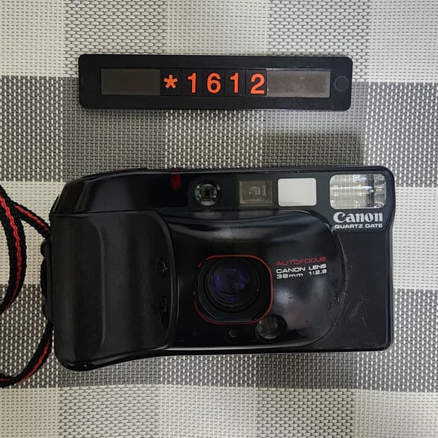 캐논 오토보이 3 데이터백 필름카메라