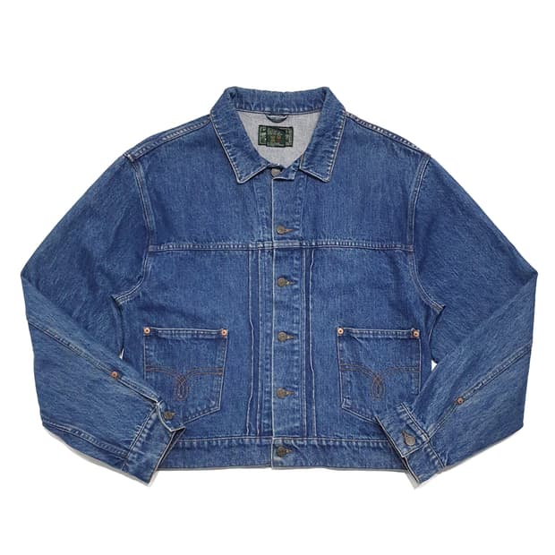 폴로컨트리 rrl 데님 웨스턴 트러커 90s L (105-110)