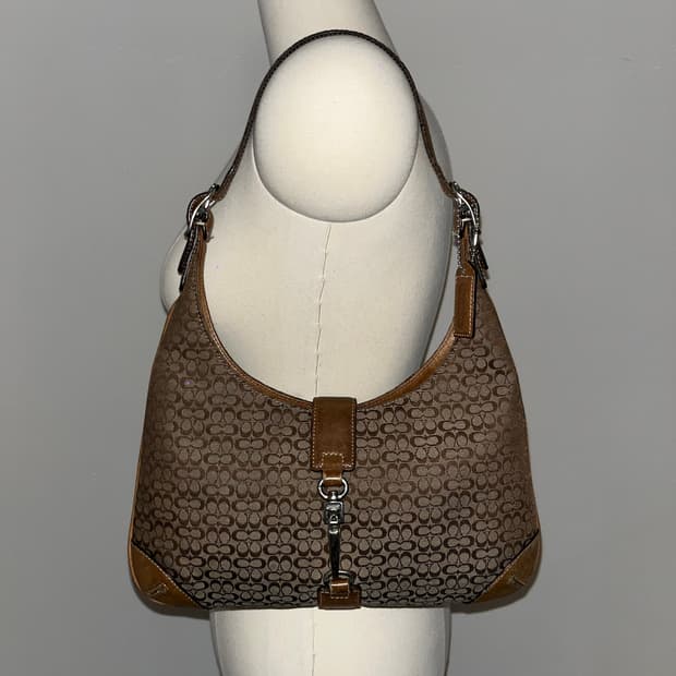 Coach Beige Mini Shoulder Bag