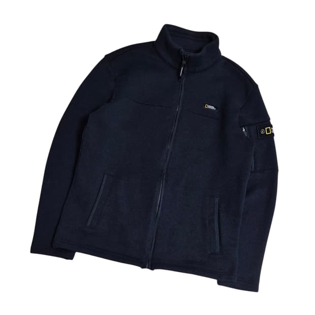 내셔널지오그래픽 니트 집업