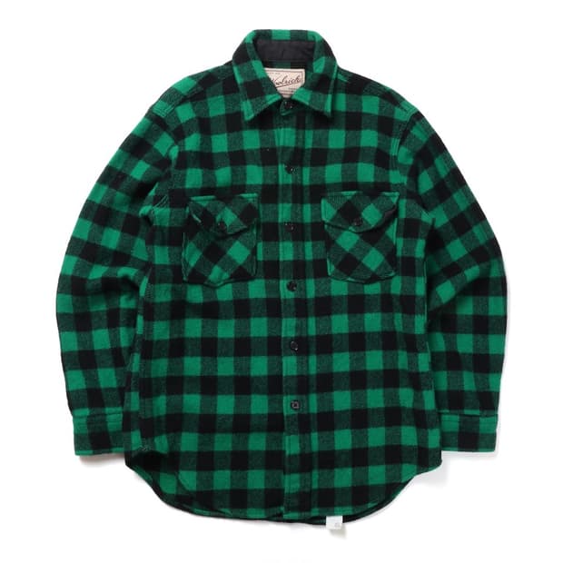 울리치 Woolrich Check Pattern Shirt 

