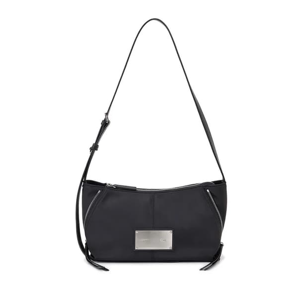 마뗑킴 사이드지퍼 패브릭 투웨이 백 가방 블랙