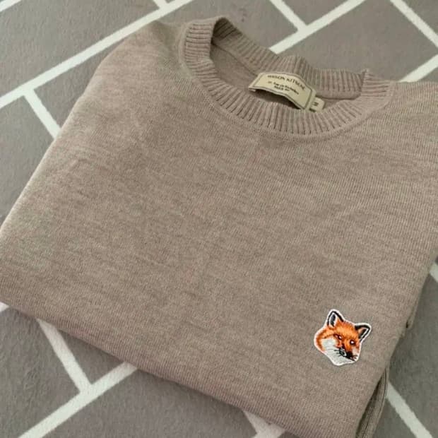 메종키츠네 니트