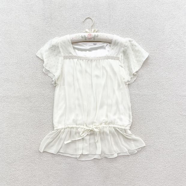 순우유 크림 ♥ 청순여리 페어리 블라우스
