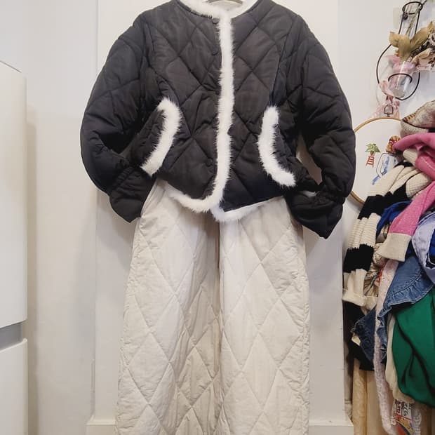 퍼트리밍 퀼팅점퍼