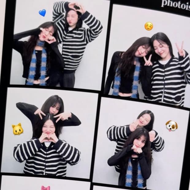 [신은수 착용] 단가라 스트라이프 앙고라 타이 니트 머플러 블루