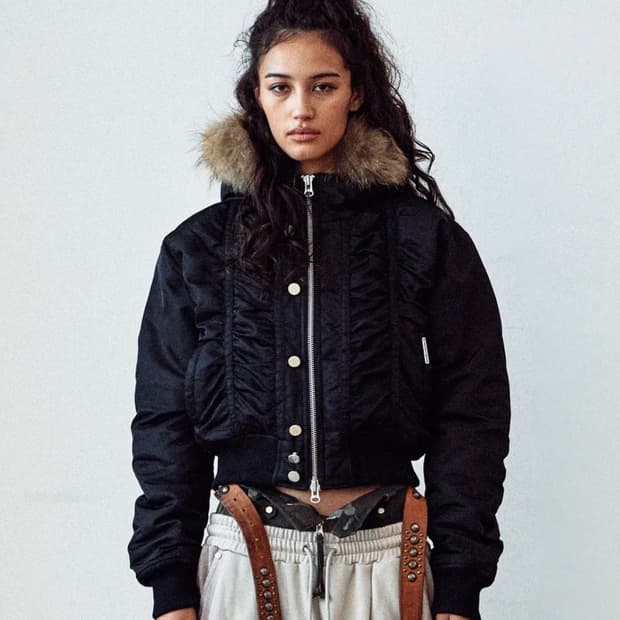 [구함]더바이닐하우스 MA-1 후드 퍼 자켓 블랙 S