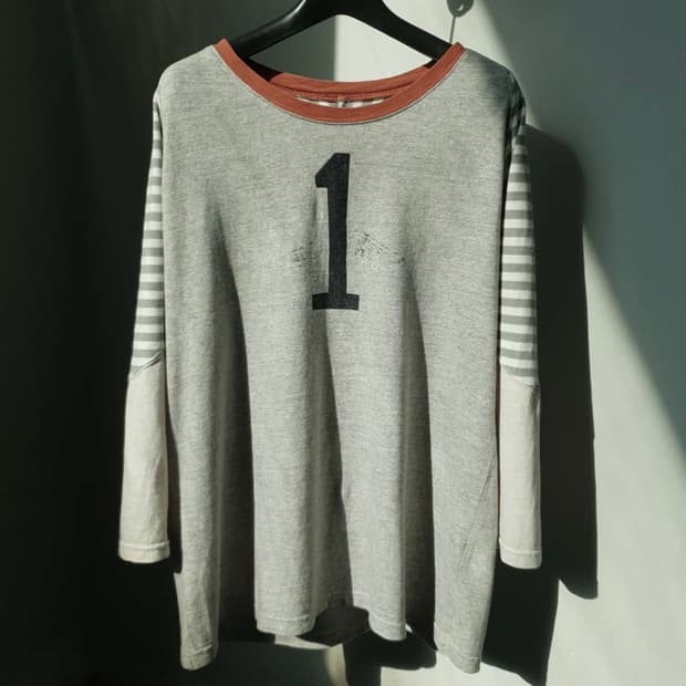 KAPITAL Vintage Number "'" Football Tee