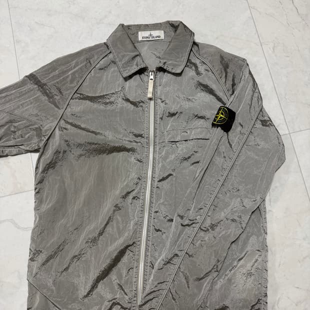 스톤아일랜드 나일론 메탈 바람막이 S