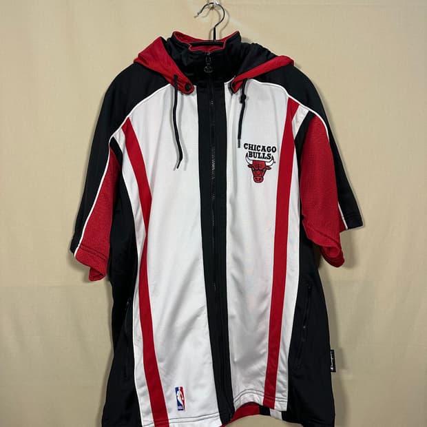 챔피온 90s 시카고 불스 반팔 져지 자켓 처분 
