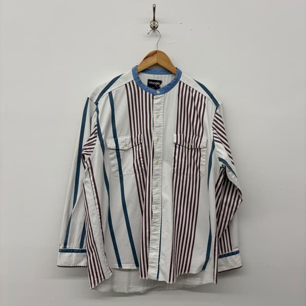 랭글러 스트라이프 헨리넥 셔츠 남성 XL