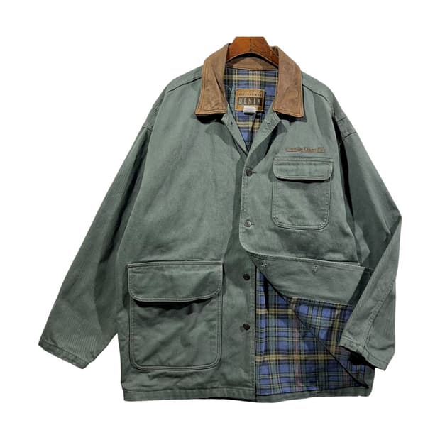 [VTG] 90's 빈티지 레더카라 워크자켓