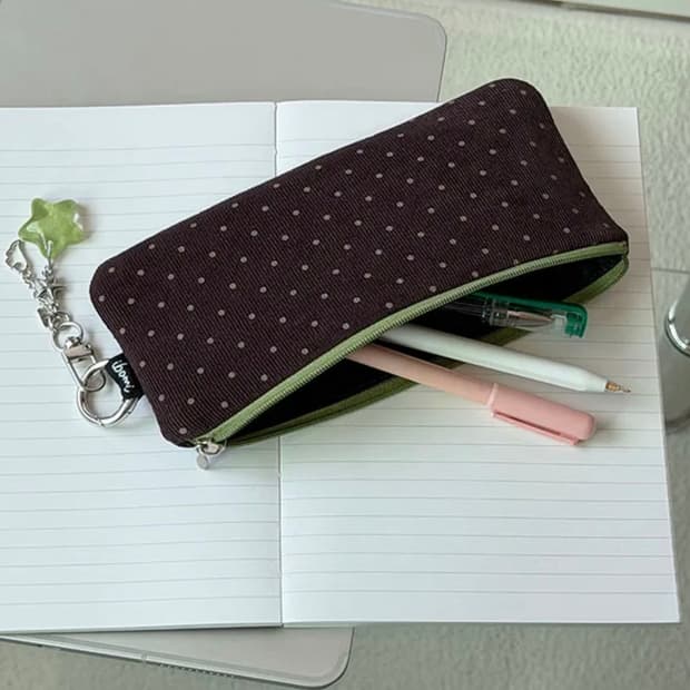 도트 필통 미사용