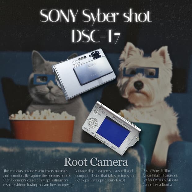 소니 사이버샷 DSC-T7  +  박스 빈티지 디카 디지털카메라