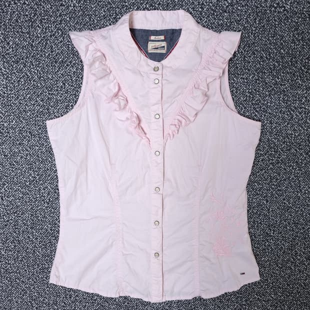 [무료배송][95]타미힐피거 여성용 민소매 블라우스