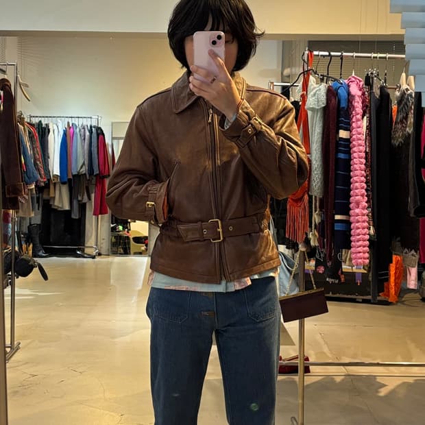 Vintage leather jacket
