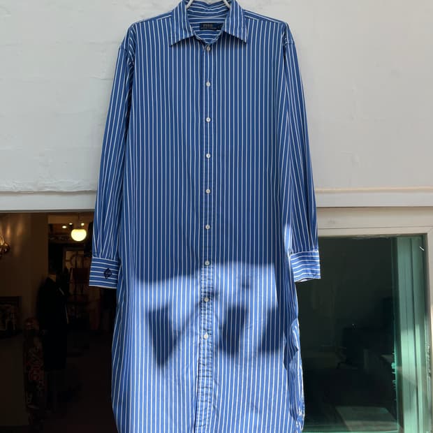 Polo Ralph Lauren 스트라이프 블루 셔츠원피스 6