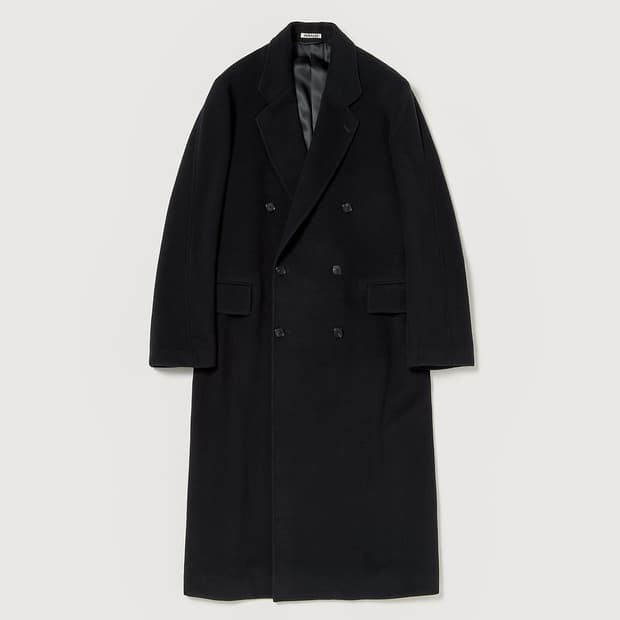 5size새제품 택포165만)25fw오라리 모저 체스터필드 코트 블랙
