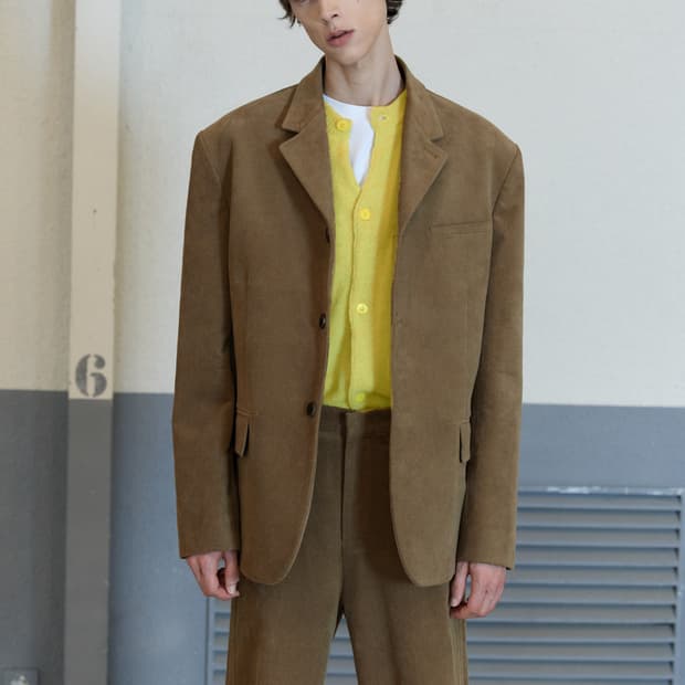 STU 에스티유 코듀로이 수트 셋업 블레이져L/팬츠M