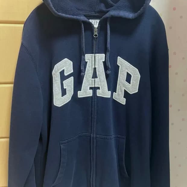 GAP 갭 남녀공용 후드집업 자켓 네이비 L