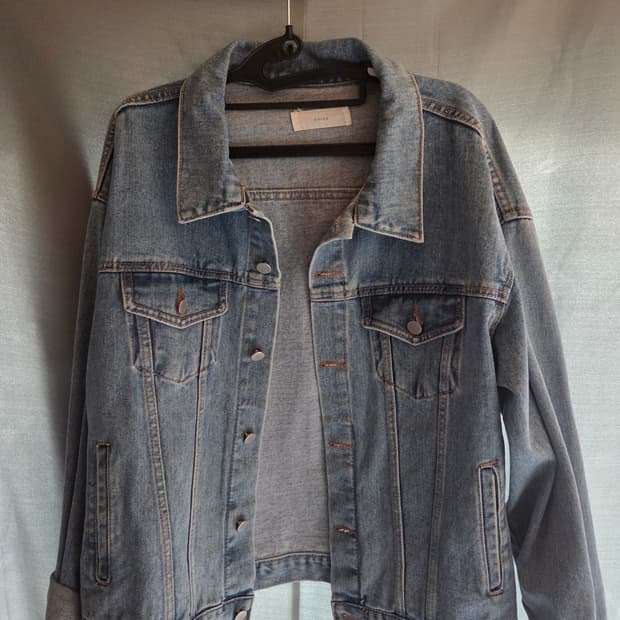 만원 급처! 블루 워싱 데님 자켓 