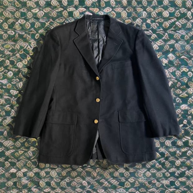 제이프레스 네이비 금장 블레이저 Made in Japan